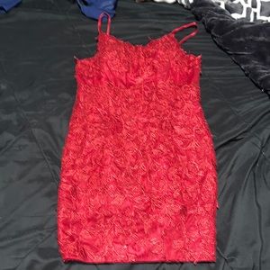 Maroon Homecoming dress